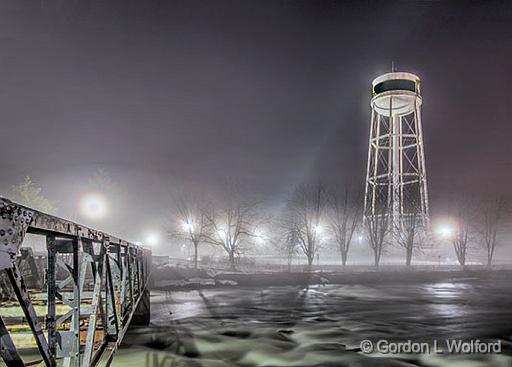 Foggy Night_P1030365-7.jpg - Photographed along the Rideau Canal Waterway at Smiths Falls, Ontario, Canada.